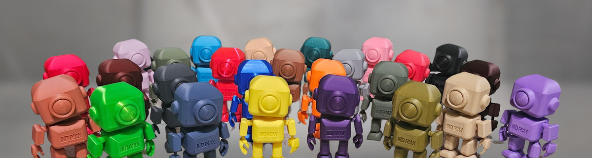 IIID MAX filament prints in many colors