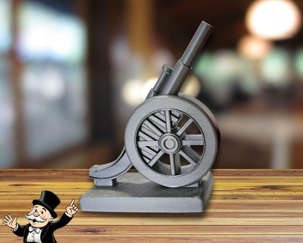 Powerful Monopoly Style Cannon Token – Exclusive Monopoly Style Board Game Decor, 15 Colors!